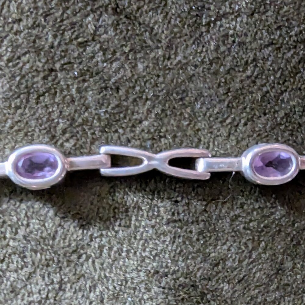 VTG Amethyst Tennis Bracelet